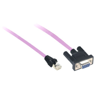 Schneider Electric canopen cable 3M sub D 9 female RJ45,