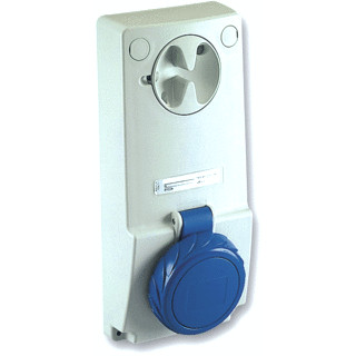 Schneider Electric cee inbouwcont.doos vergrendelbaar 16a