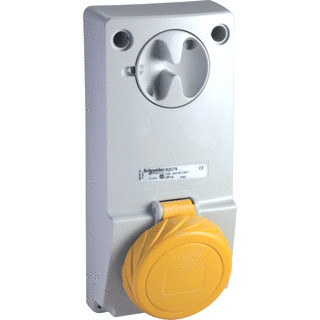 Schneider Electric cee inbouwcont.doos vergrendelbaar 32a