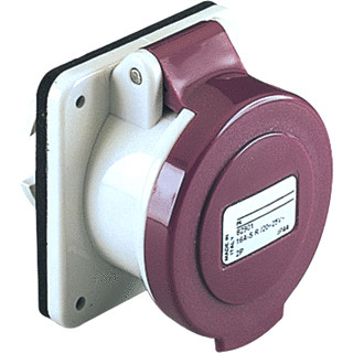 Schneider Electric cee inbouwcont.doos recht 32a 2P 25V I