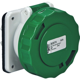 Schneider Electric cee inbouwcont.doos recht 32a 2P 25/50