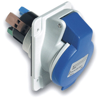 Schneider Electric cee inbouwcont.doos 16a 5P 220V 9H ip44