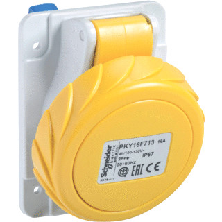 Schneider Electric cee inbouwcont.doos 16a 4P 110V 4H ip67