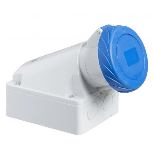 Schneider Electric cee wandcont.doos 16a 5P 220V 9H ip67