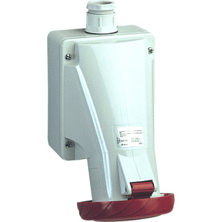 Schneider Electric cee wandcont.doos 32a 4P 400V 6H ip67