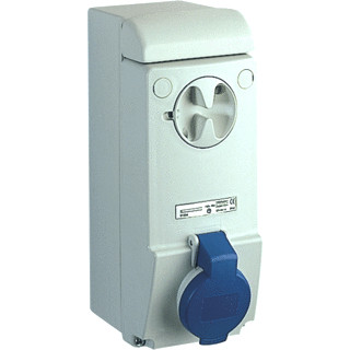 Schneider Electric cee wandcont.doos vergrendelbaar 16a 3
