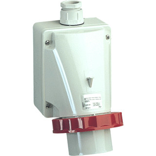 Schneider Electric cee wandcontstp 16a 4P 400V 6H ip67