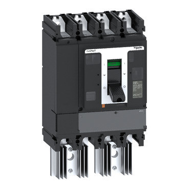 Schneider Electric ComPacT for DC networks, new genera Lastscheider Compact nsx630na DC ep, 4 polen, vast, 400a nominale waar