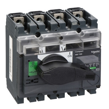 Schneider Electric ComPact INS/INV Compact Inv100 4P - lastscheider - vast - zwart