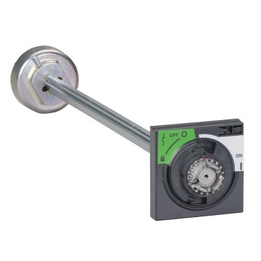 Schneider Electric ComPact INS/INV Draaibediening+verlengas - voorkant - zwart - accessoires ins-/inv630b