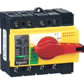 Schneider Electric lastscheider ip40 4P 40a