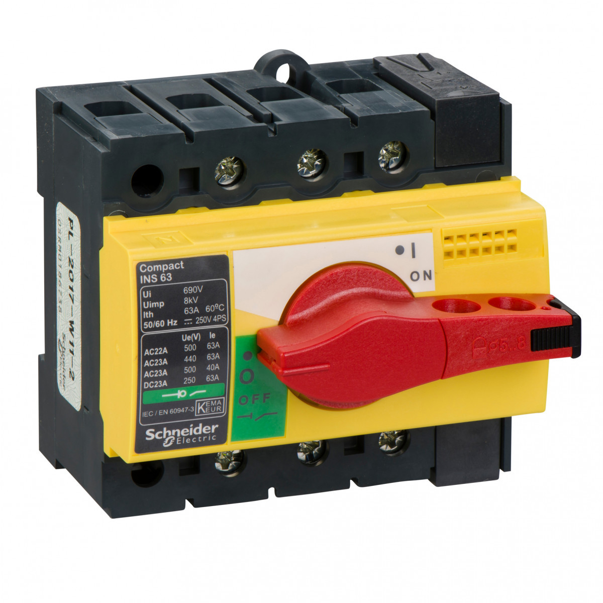 Schneider Electric COMP INS63 3P LASTSCHAK R/G