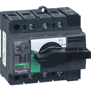 Schneider Electric lastscheider ip40 3P 80a