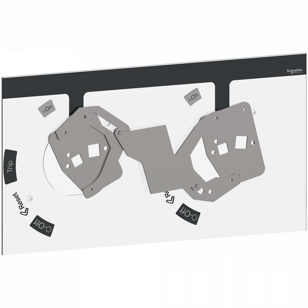 Schneider Electric ComPacT NSX, new generation Compact - 1 onderlinge mechanische vergrendeling - draaibediening