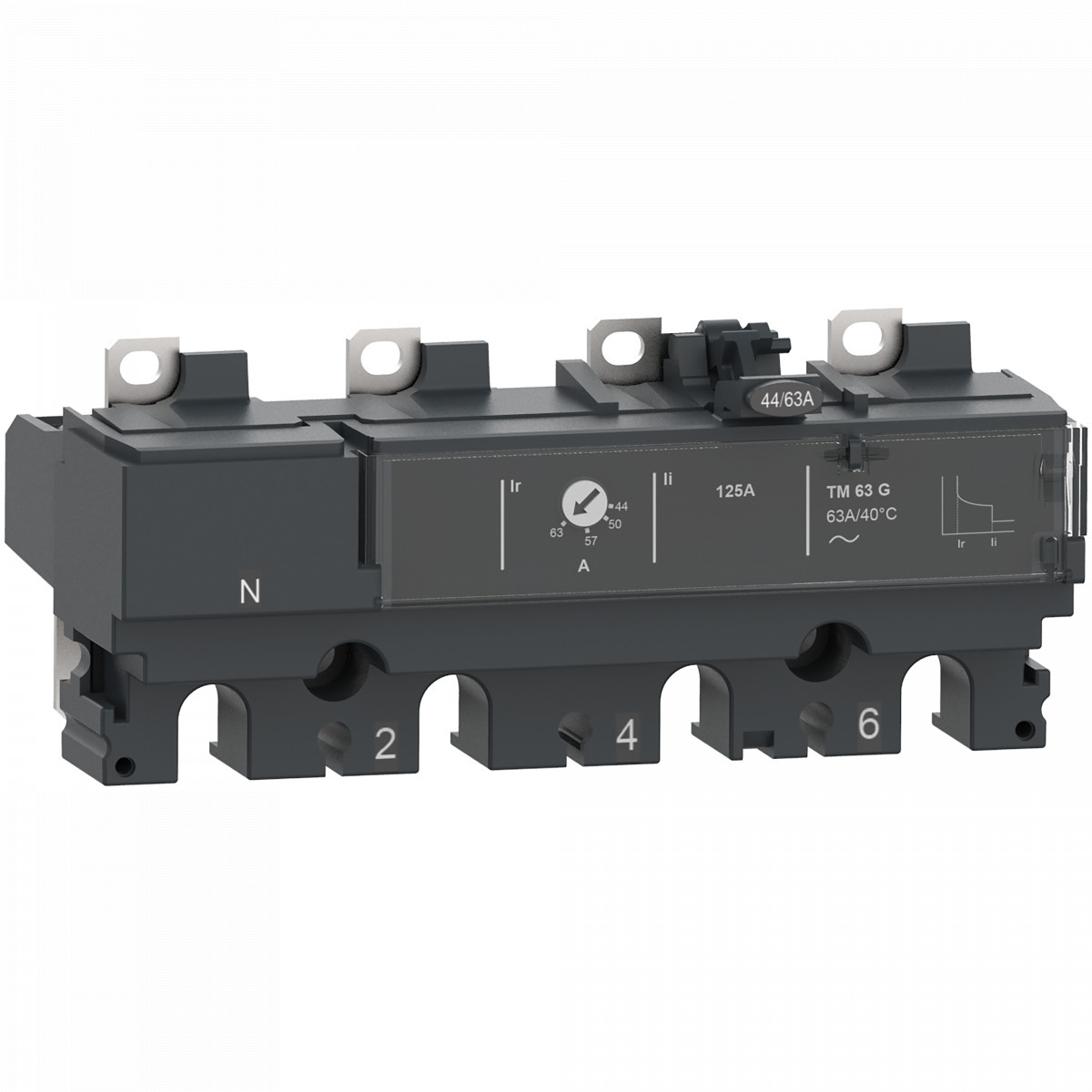 Schneider Electric ComPacT NSX, new generation Compact - trip unit - NSX100 - ac - 4P4D - 16a - TMG