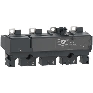 Schneider Electric ComPacT NSX, new generation Compact - trip unit - NSX250 - ac - 4P3D - 220a - ma