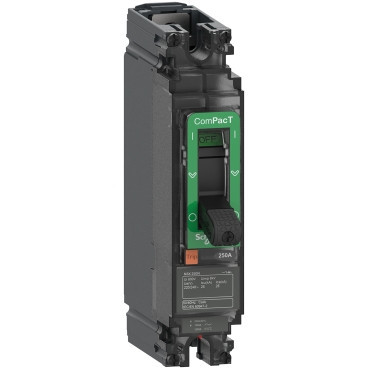 Schneider Electric ComPacT NSX, new generation Compact - vermogenschakelaar - NSX100F - 18ka - ac/DC - 1P - 50a - TMD
