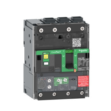 Schneider Electric ComPacT NSXm, new generation Compact - vermogenschakelaar - NSXM160B - 25ka - ac - 3P - 100a - 4.1