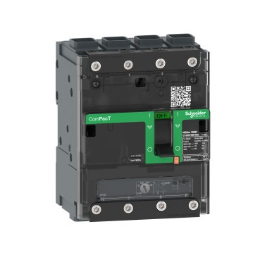 Schneider Electric ComPacT NSXm, new generation Compact - vermogenschakelaar - nsxm63e - 16ka - ac - 4P3D - 16a - TMD
