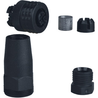 Schneider Electric connector M12 4P recht V