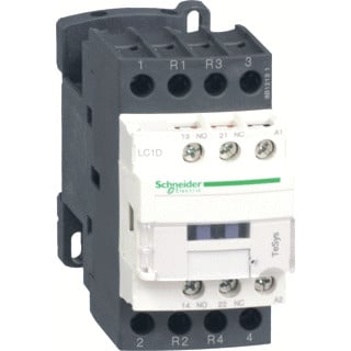 Schneider Electric tesys magneetschakelaar ac 11KW 25a ac3 schroefaansluiting 2cont Schneider Electric tesys magneetschakelaar ac 11KW 25a ac3 schroefaansluiting 2cont