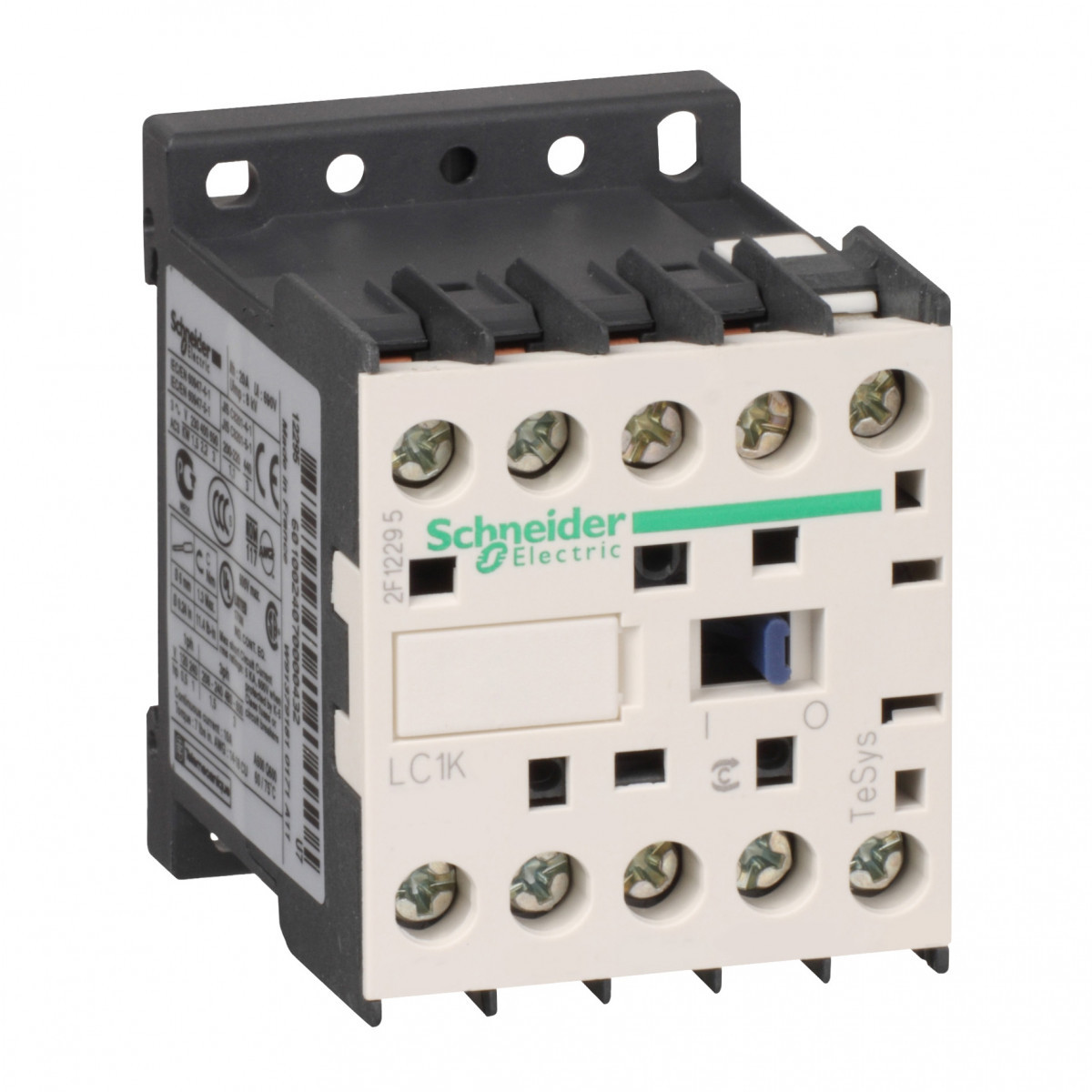 Schneider Electric tesys magneetschakelaar ac 2,2KW 6a ac3 schroefaansluiting 3cont