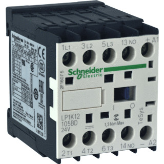 Schneider Electric tesys magneetschakelaar DC 4KW 9a ac3 printplaataansluiting 2cont