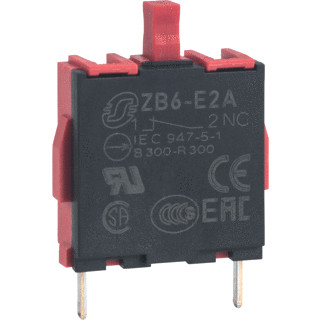 Schneider Electric contactelement.1no.zilver