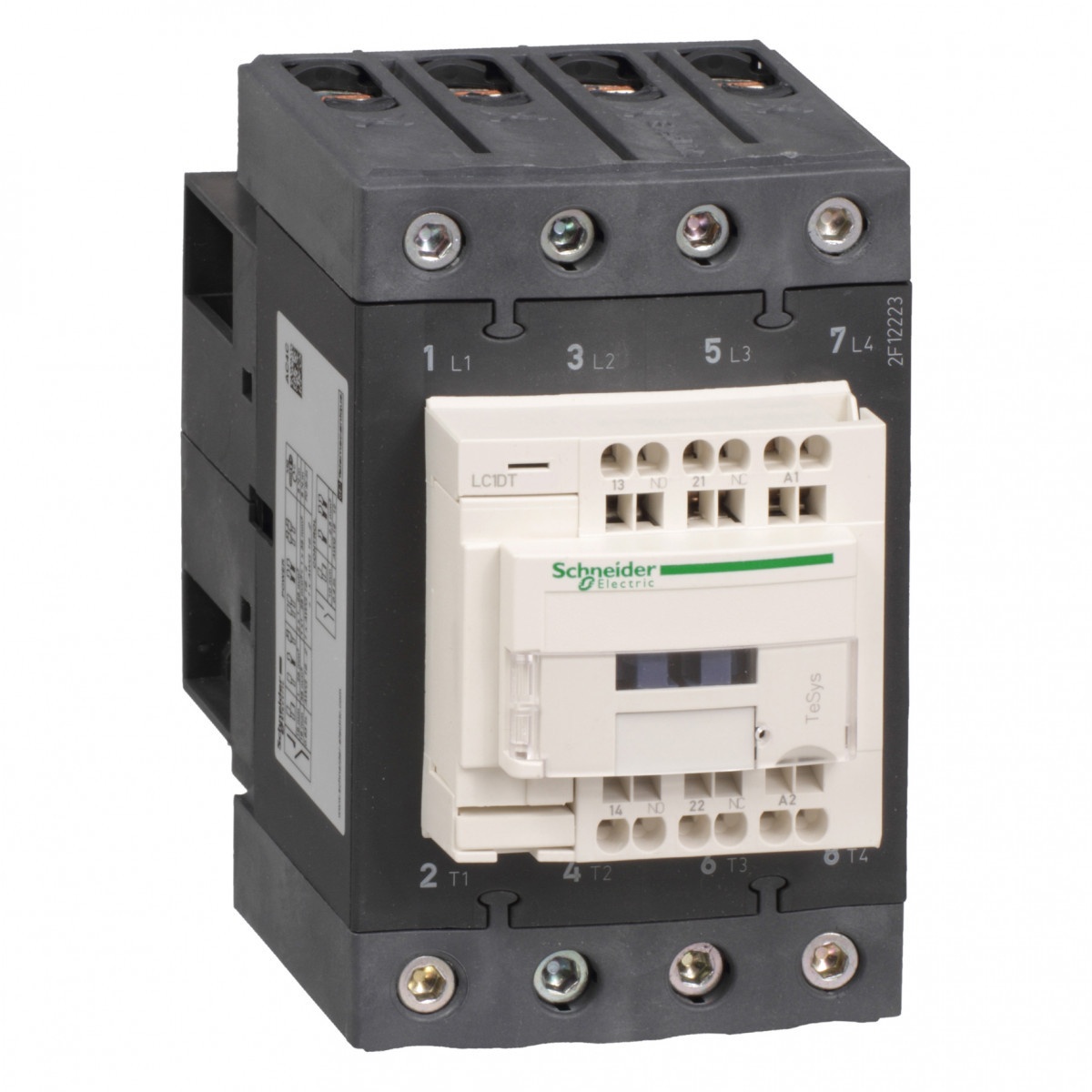 Schneider Electric tesys magneetschakelaar DC 30KW 65a ac3 veerklemaansluiting 4cont