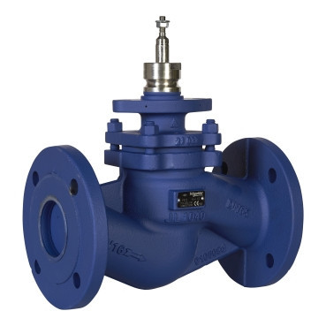 Schneider Electric DE//Control Valves V222 Kogelkraan, 2-weg, PN16, met flens, gebalanceerde plug, DN65, KVS