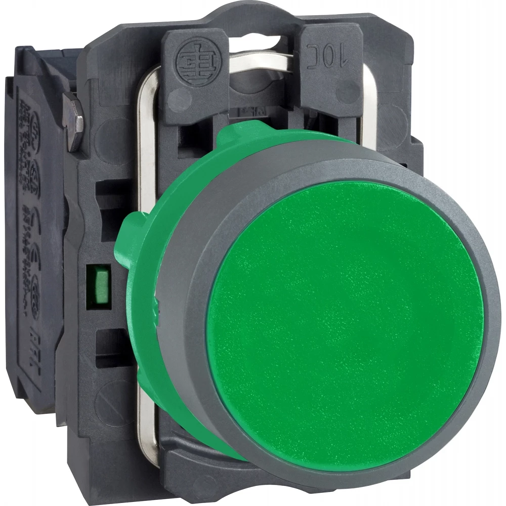 Schneider Electric drukknop groen 1no