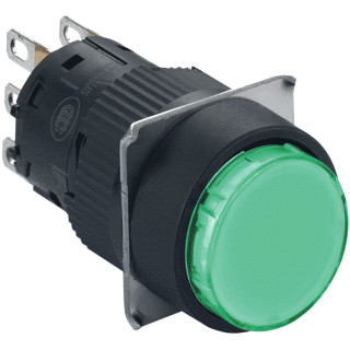 Schneider Electric drukknop rond groen no