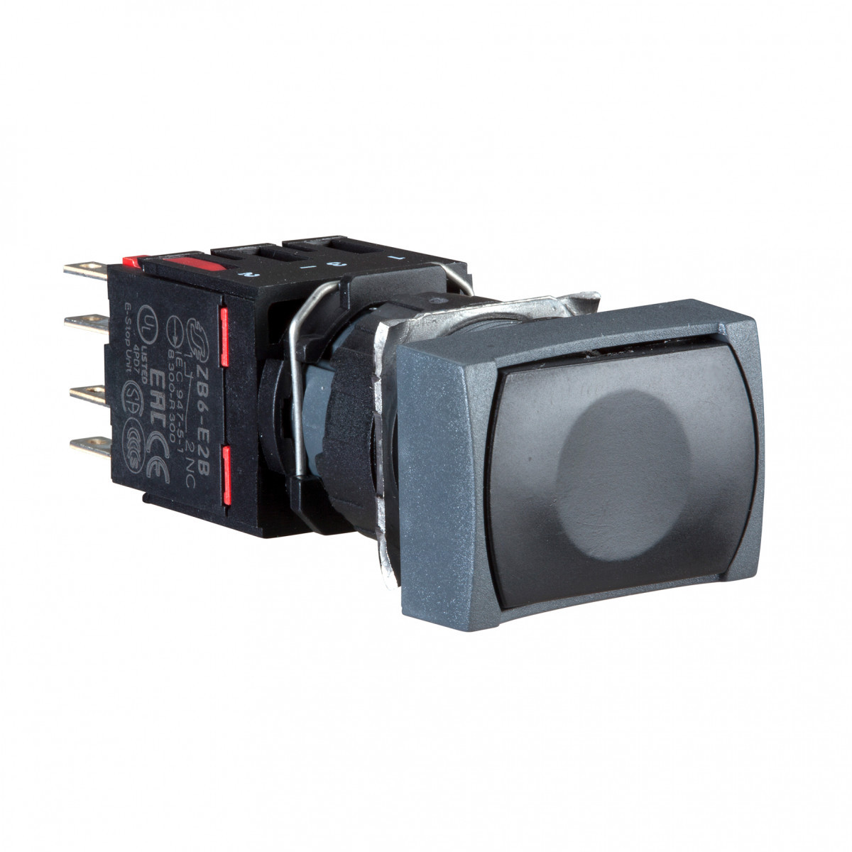 Schneider Electric drukknop zwart.1NC