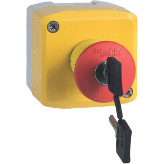 Schneider Electric drukknopkast 1 noodstop RD SL455