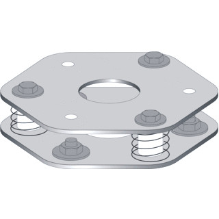 Schneider Electric dubb.bevestig.base M.veer V.veil-L.