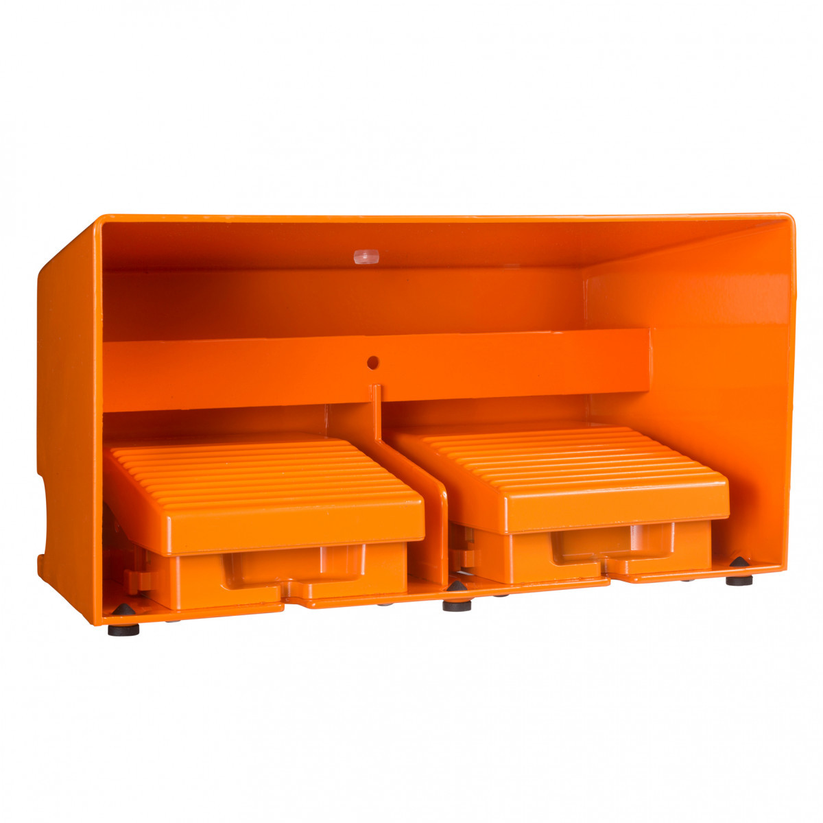 Schneider Electric dubbelle pedaalschakelaar oranje
