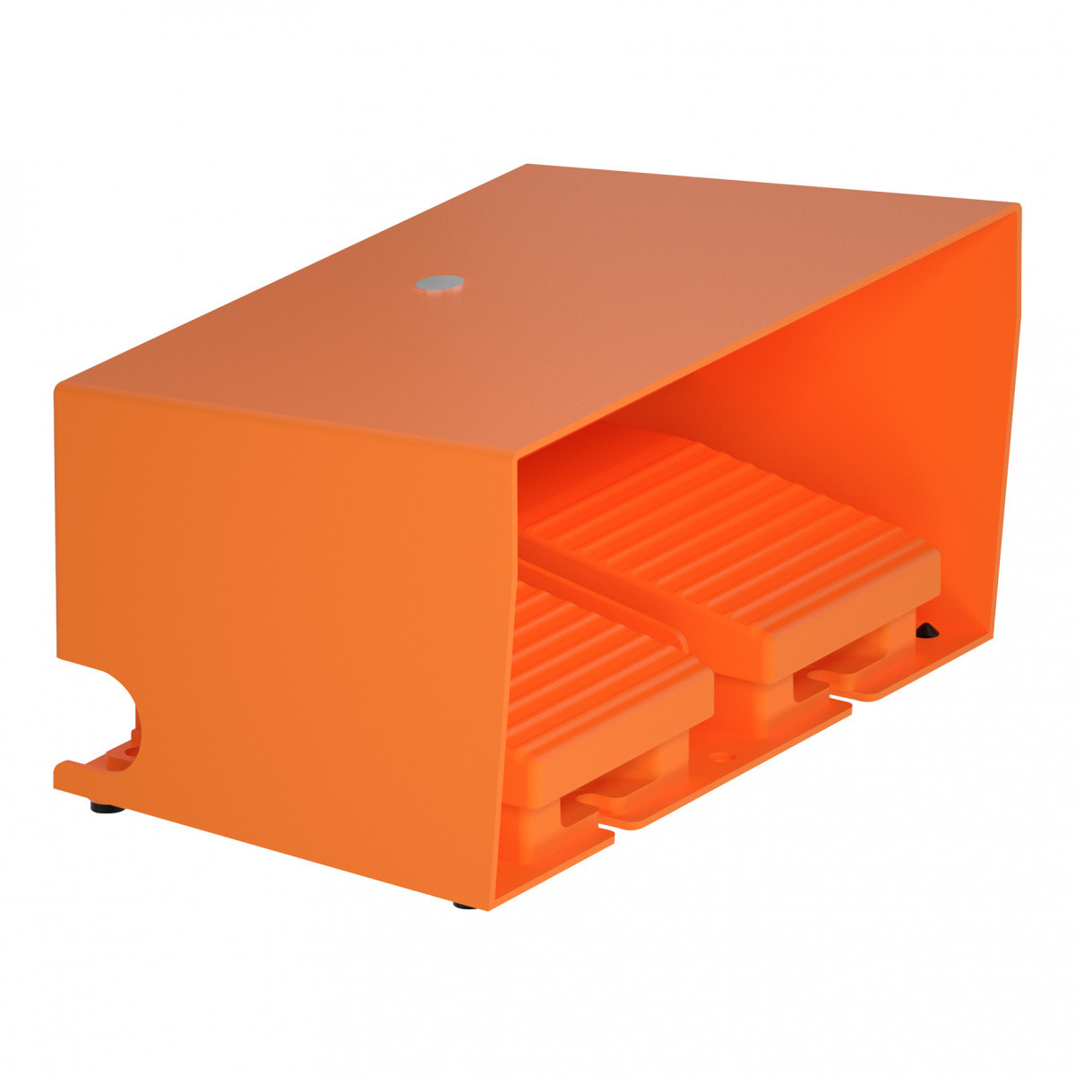 Schneider Electric dubbelle pedaalschakelaar oranje