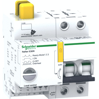 Schneider Electric reflex ic60n ti24 16 A 2P B mcb+control