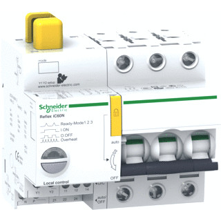 Schneider Electric reflex ic60n ti24 16 A 3P C mcb+control