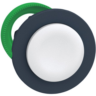 Schneider Electric verzonken drukknop kop wit verhoogd