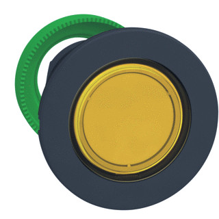 Schneider Electric harmony XB5 antimicrobiële kop voor verzonken signaallamp Ø30 geel verlicht led