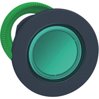 Schneider Electric harmony XB5 antimicrobiële kop voor verzonken drukknop groen verlicht led