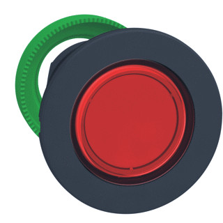 Schneider Electric harmony XB5 antimicrobiële kop voor verzonken drukknop rood verlicht led