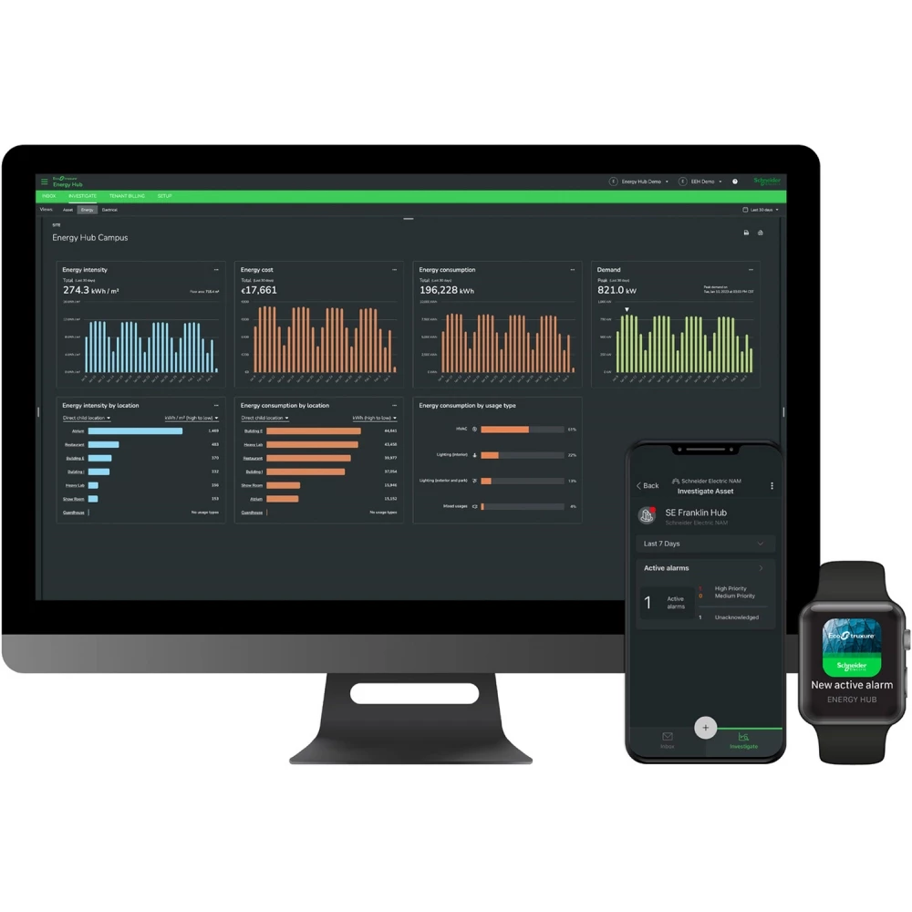 Schneider Electric energy hub advanced standalone api - 1 device credit - 1 jaar