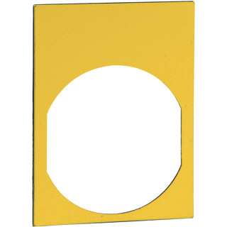 Schneider Electric etiket 30x40 geel