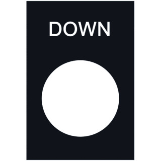 Schneider Electric etiket down