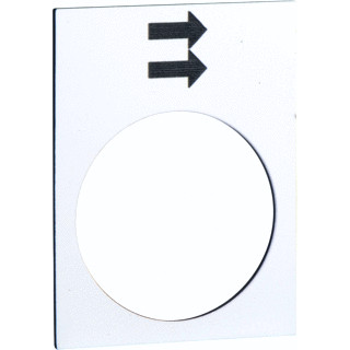 Schneider Electric etiket met symbool