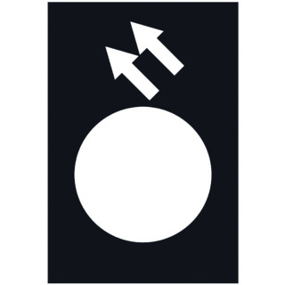 Schneider Electric etiket met symbool