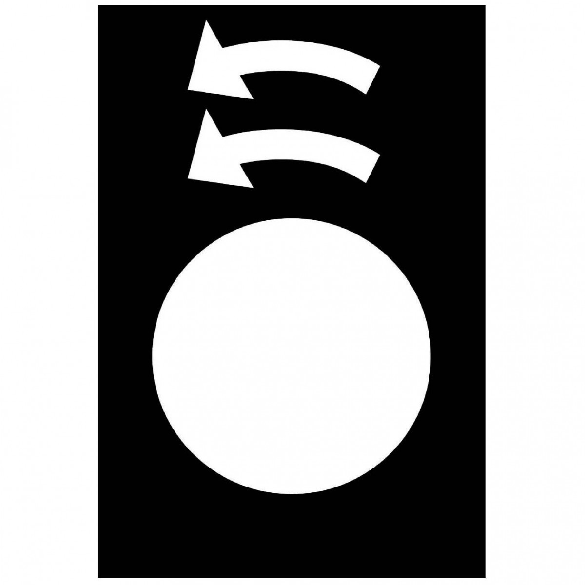 Schneider Electric etiket met symbool