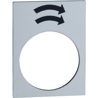 Schneider Electric etiket met symbool